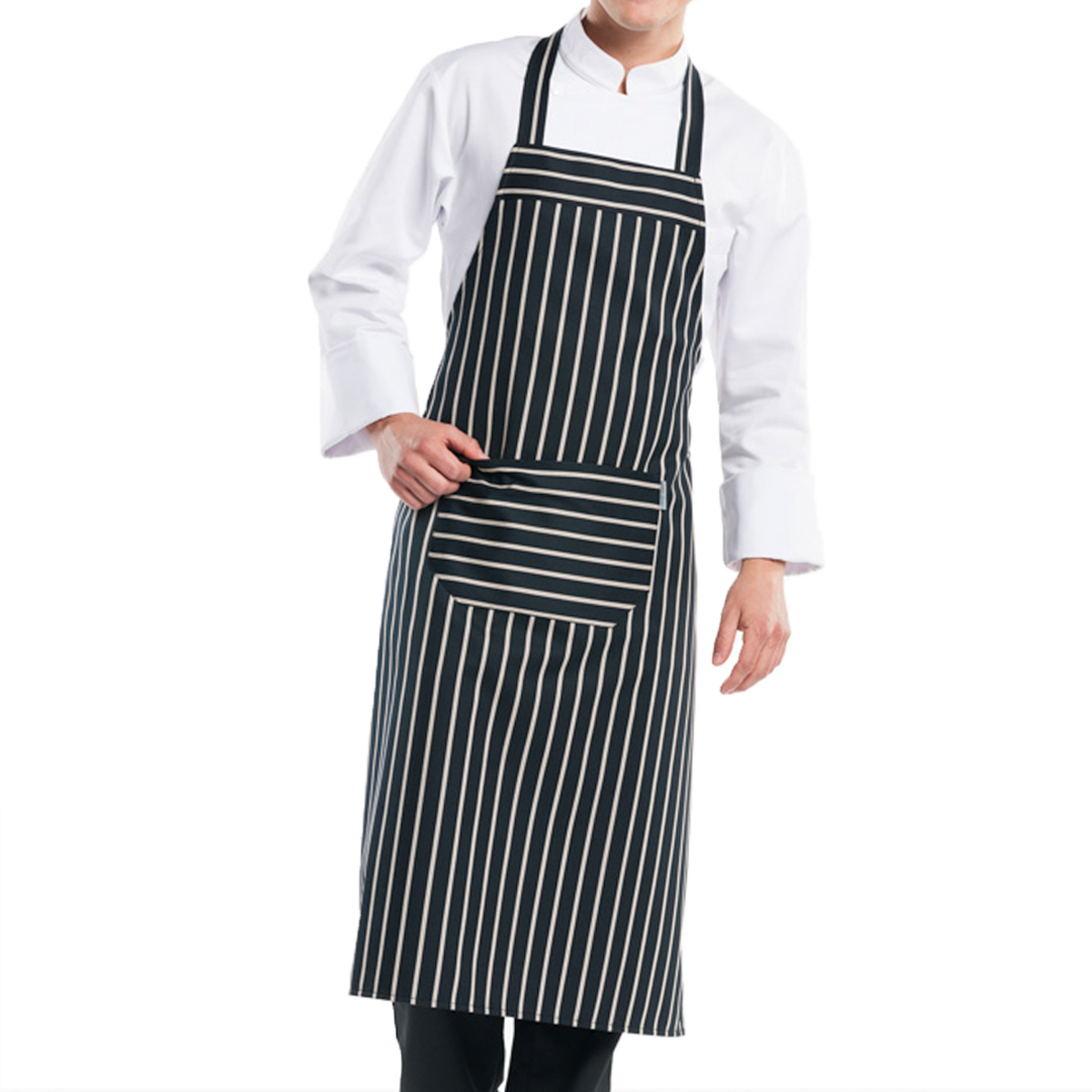 Chefin Striped Apron PNG