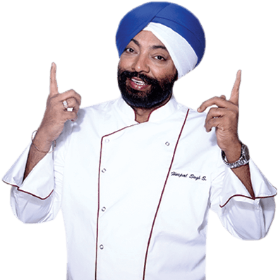 Chefin Whitewith Blue Turban PNG