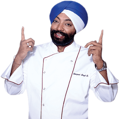 Download Chefin Whitewith Blue Turban | Wallpapers.com