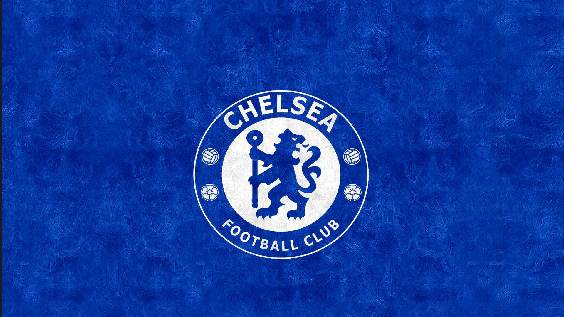 Chelsea Fc In Grunge Blue Background