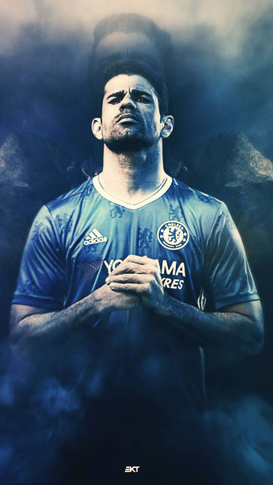 A Soccer Player In A Blue Shirt With His Hands In His Pockets Wallpaper