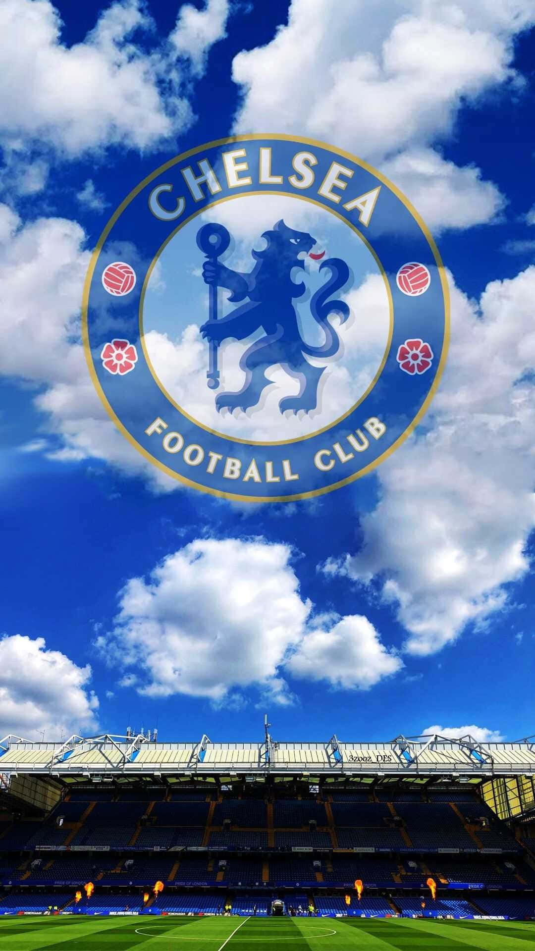 Logodel Club Chelsea Per Iphone Sfondo
