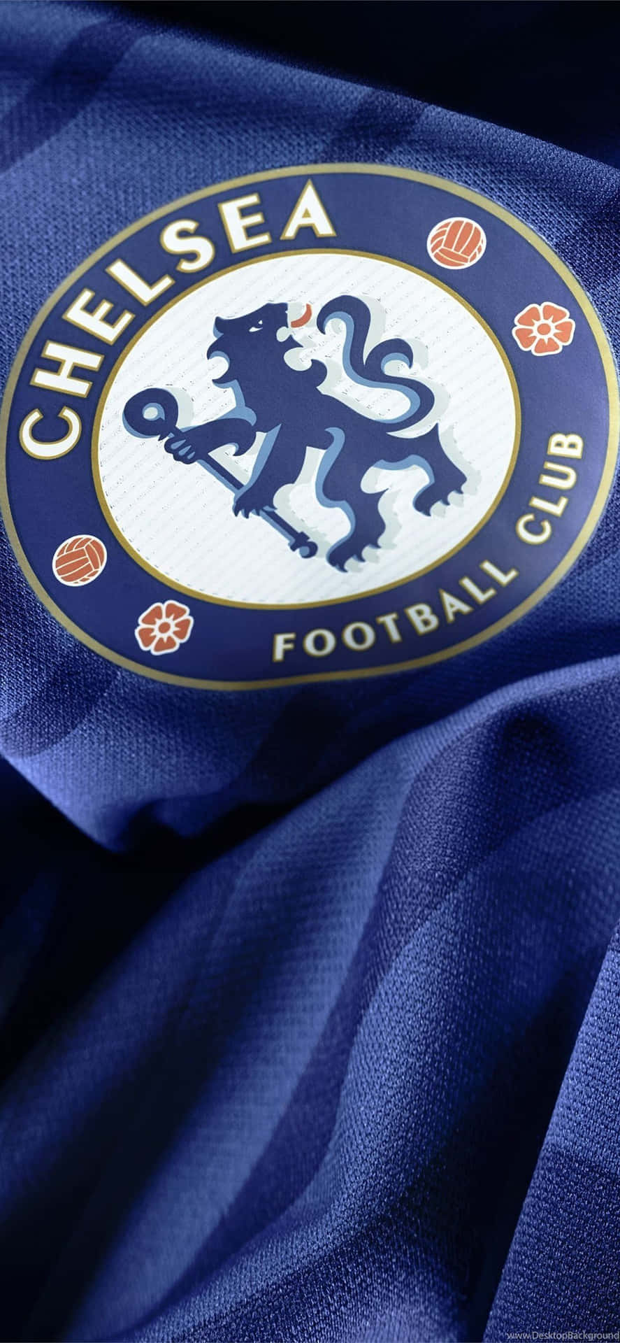 Logodel Football Club Chelsea Per Iphone Sfondo