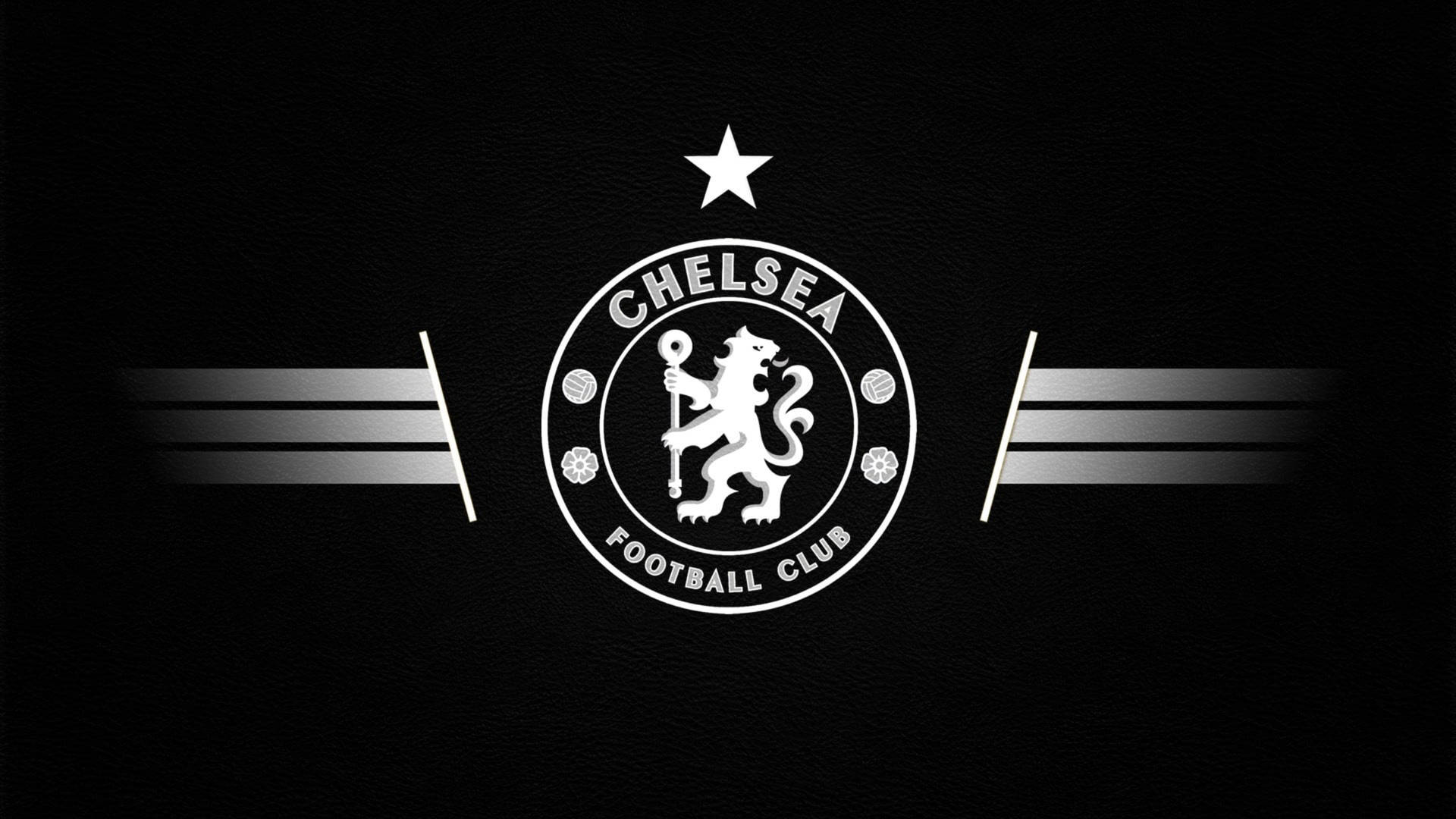 Chelsea Logo On Black Background