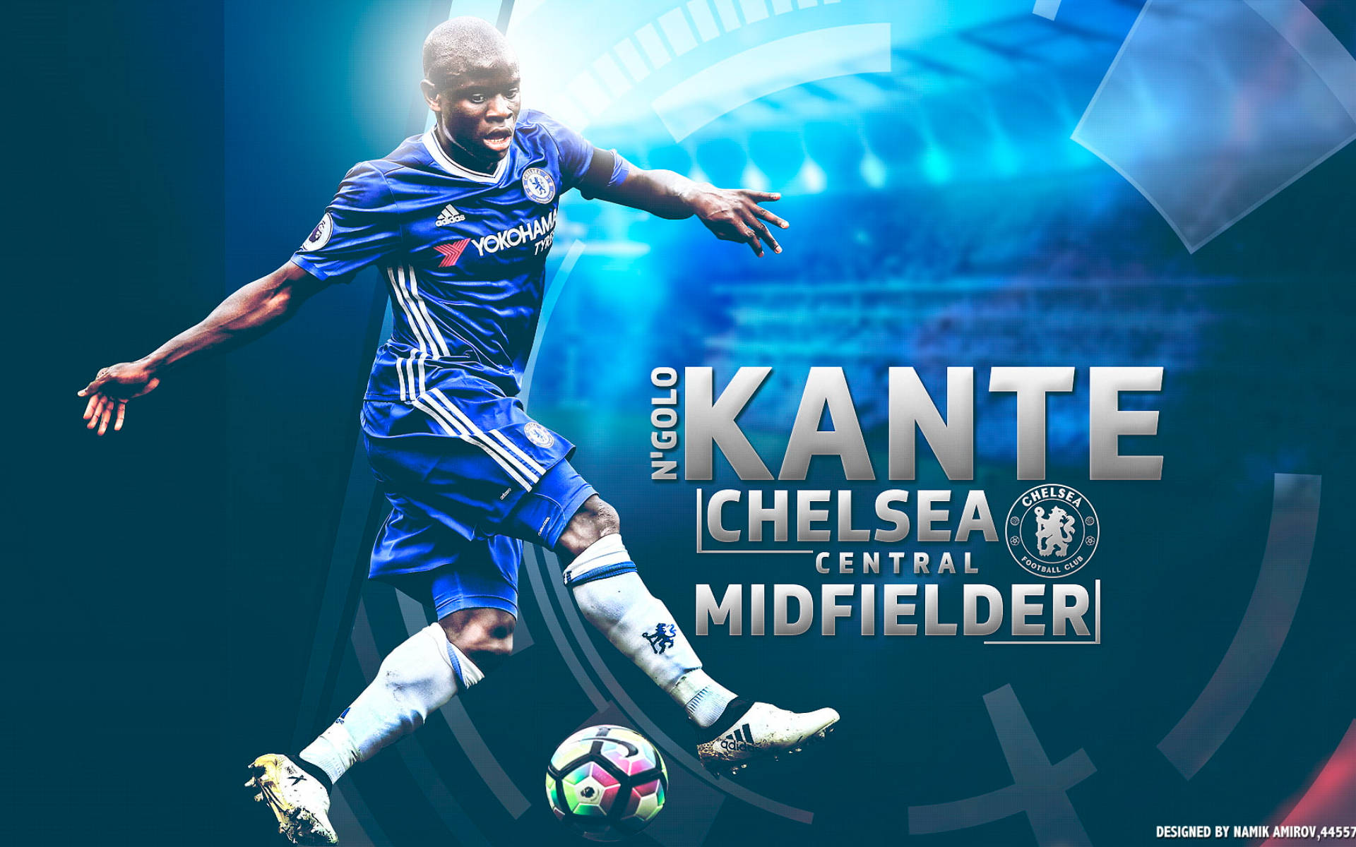 Download Chelsea Midfielder N'golo Kante Wallpaper 