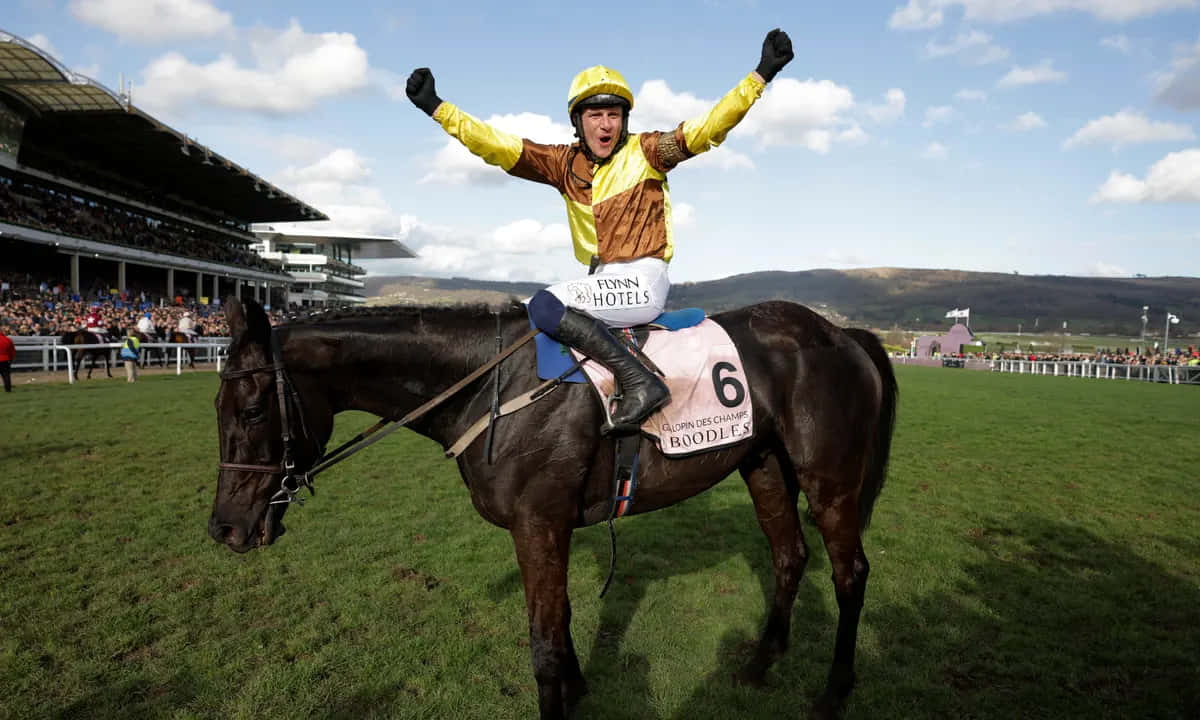 A thrilling moment at Cheltenham Festival Wallpaper