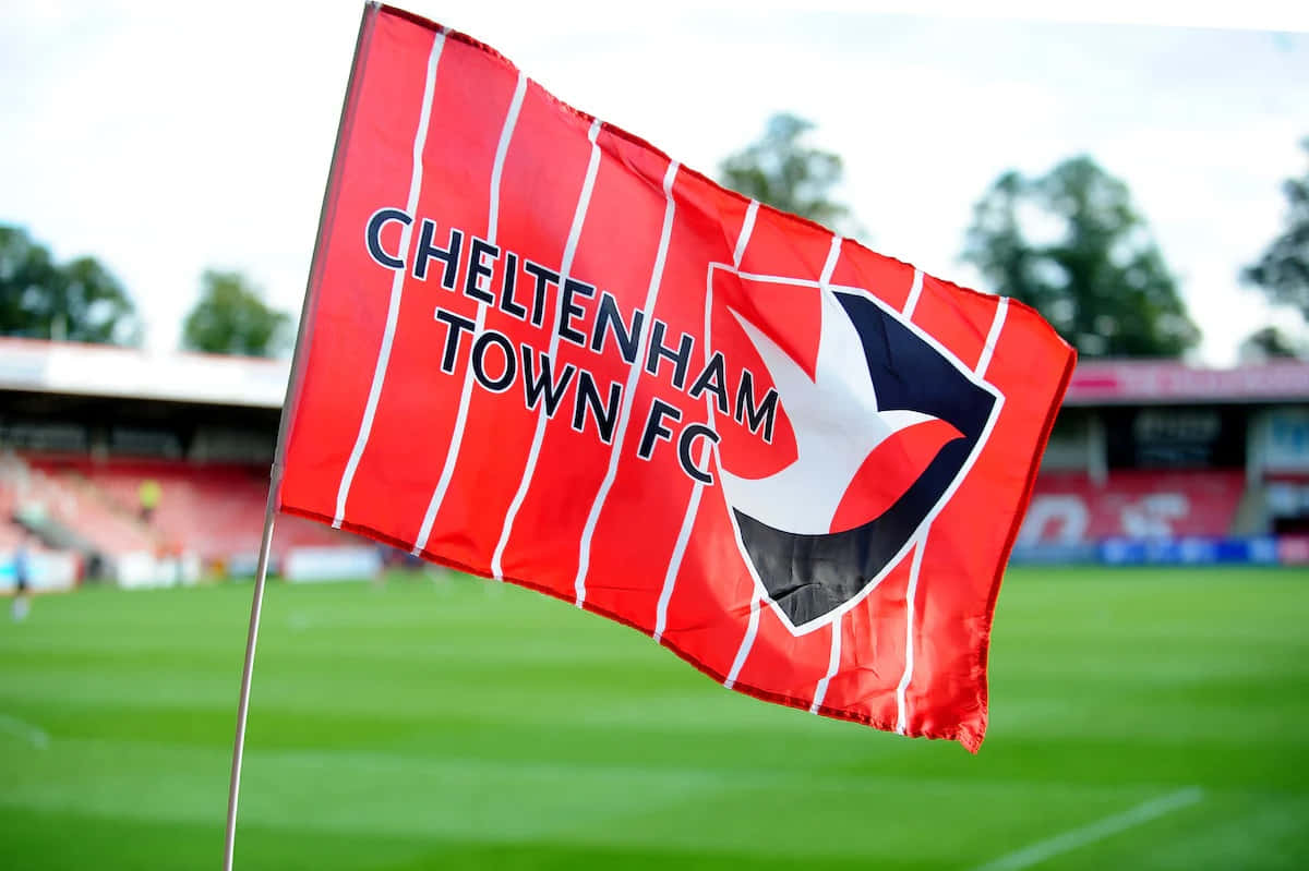 Cheltenham Town F C Flag Stadium Background Wallpaper