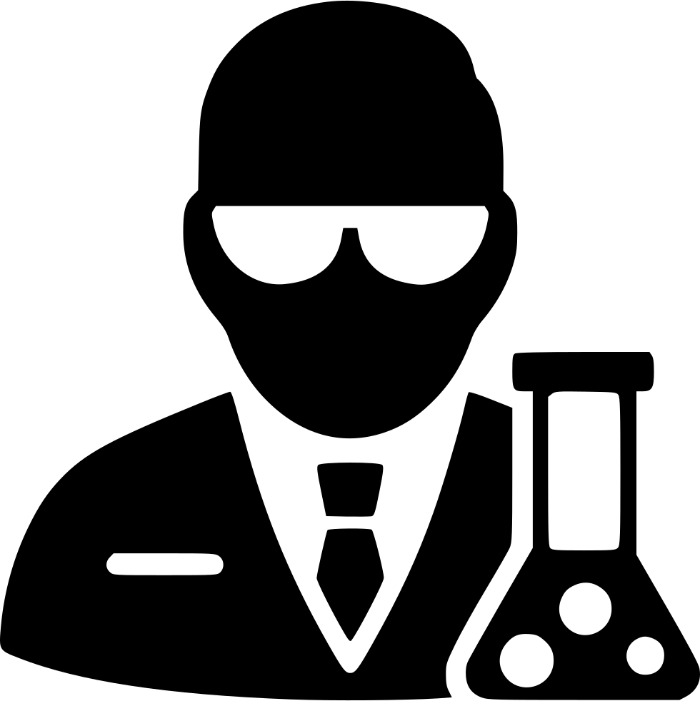 Chemist Iconwith Flask PNG