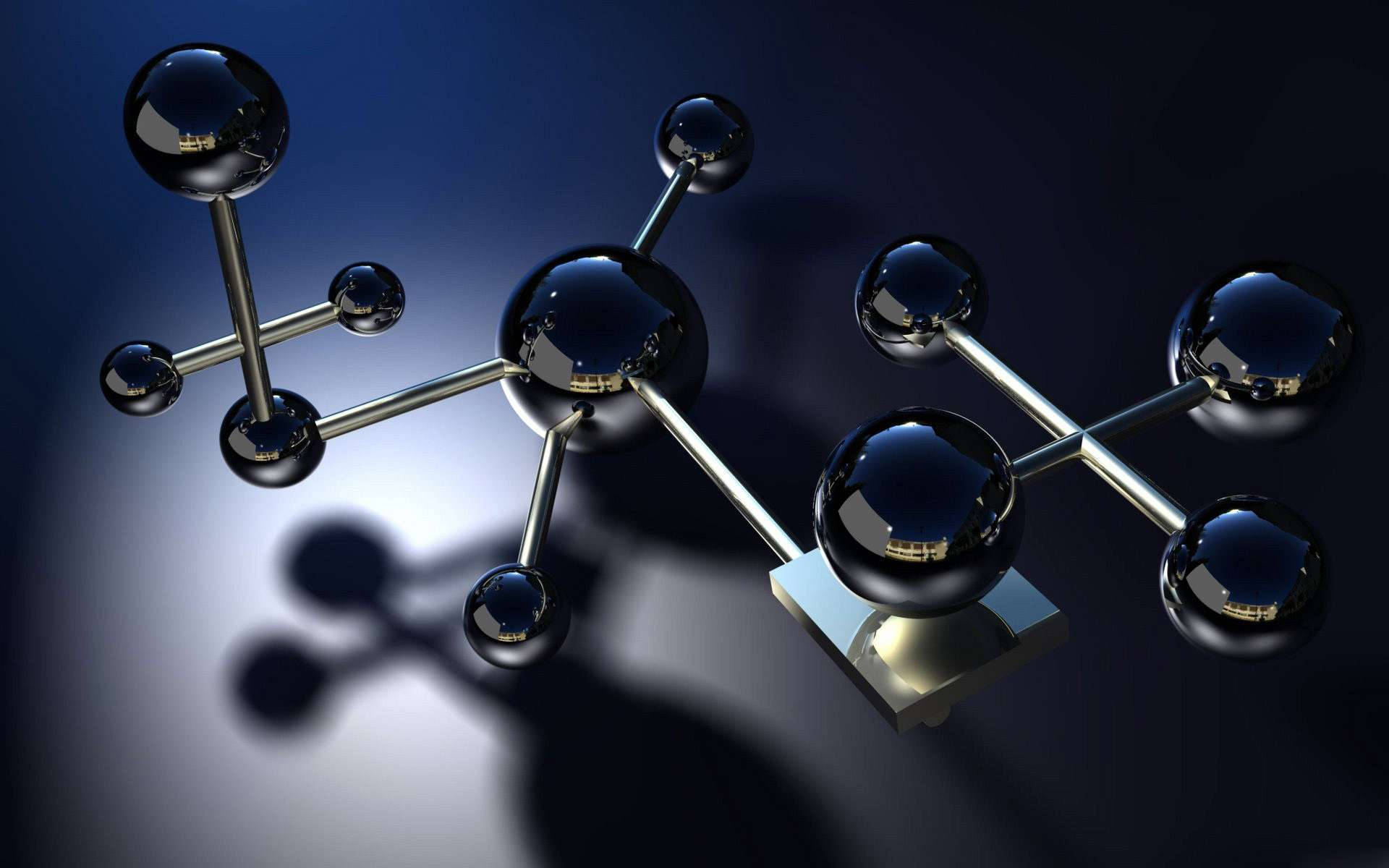Chemistry Chemical Bond Molecular Model Wallpaper