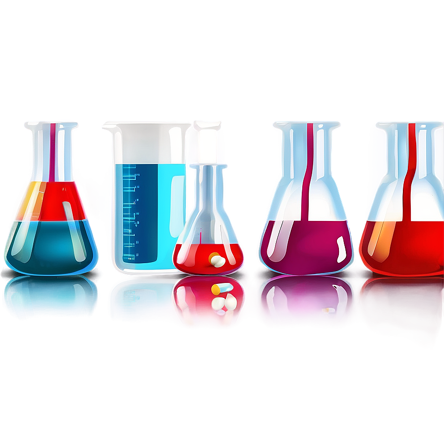 Chemistry Glassware Png 06112024 PNG