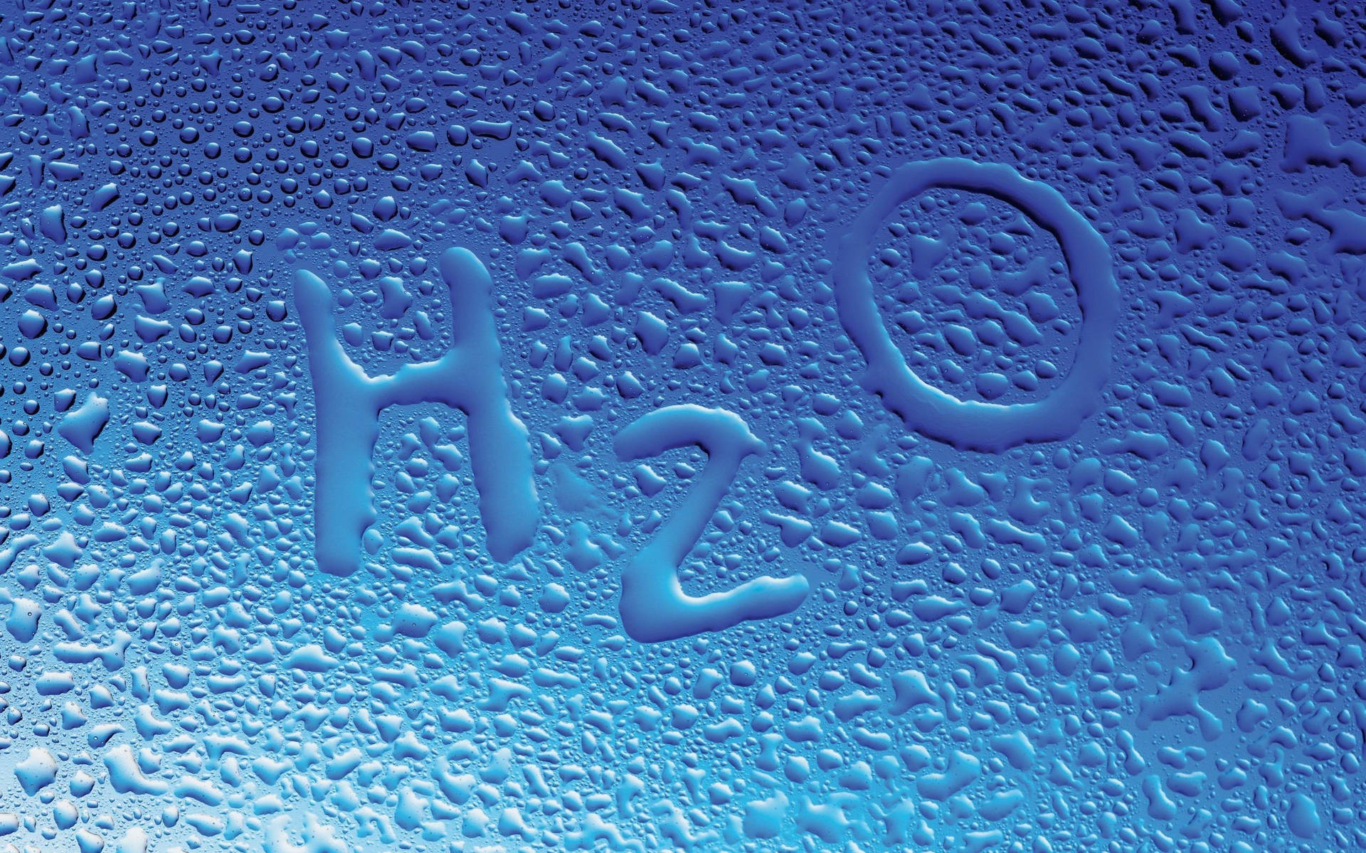 Kemi H2O kondensation på glas Wallpaper