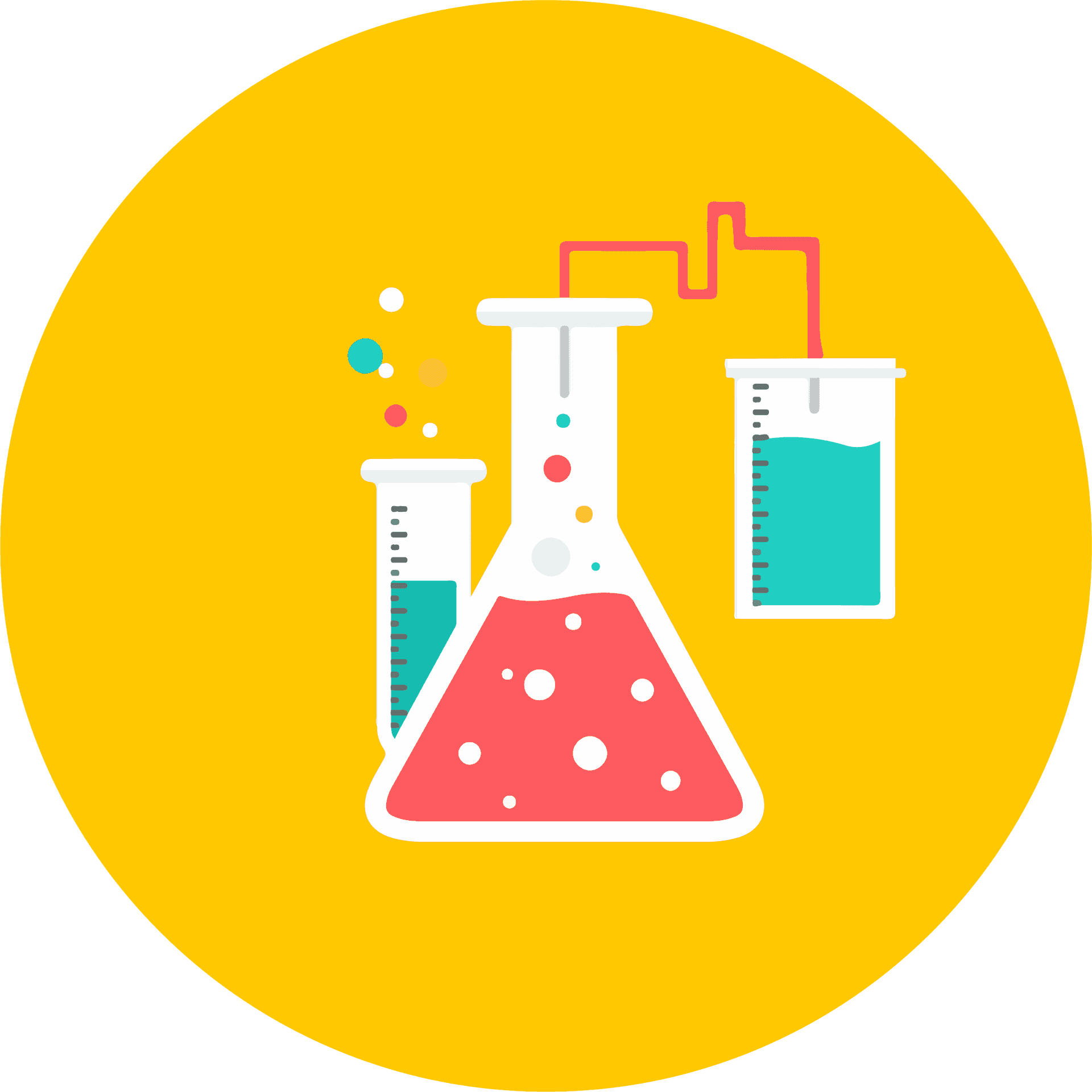 Chemistry Lab Experiment Vector PNG