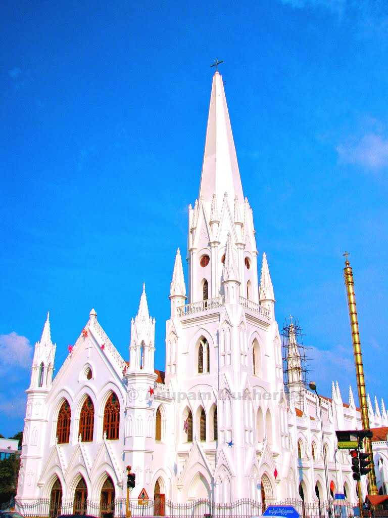 Catedralde Santhome De Chennai Fondo de pantalla