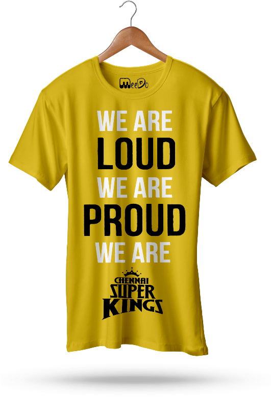 Chennai Super Kings Fan T Shirt PNG