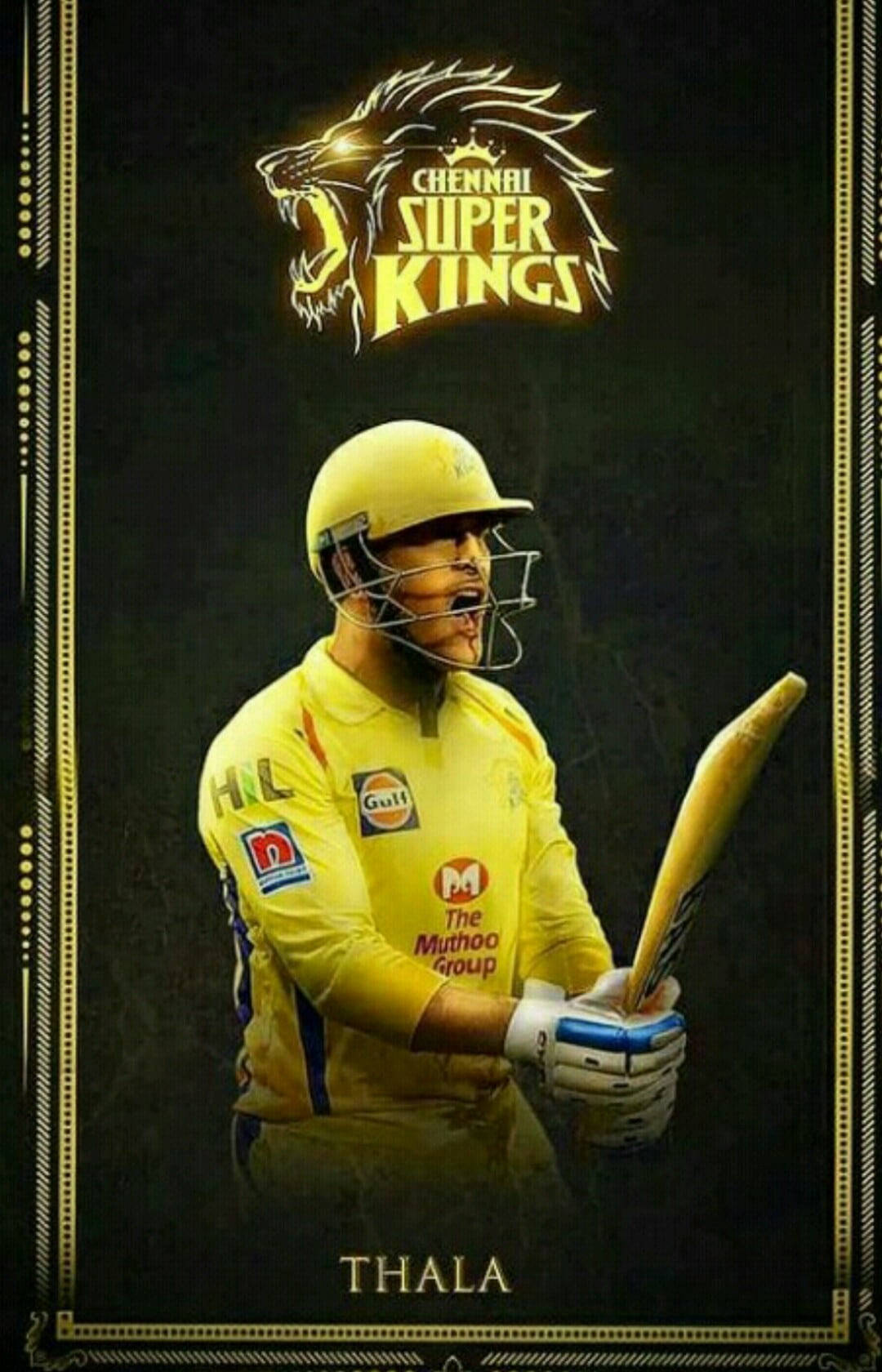 MS Dhoni in CSK IPL Match Wallpaper | HD Wallpapers