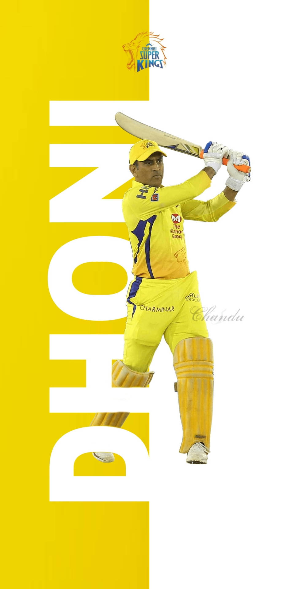 Download Chennai Super Kings White Yellow Wallpaper 