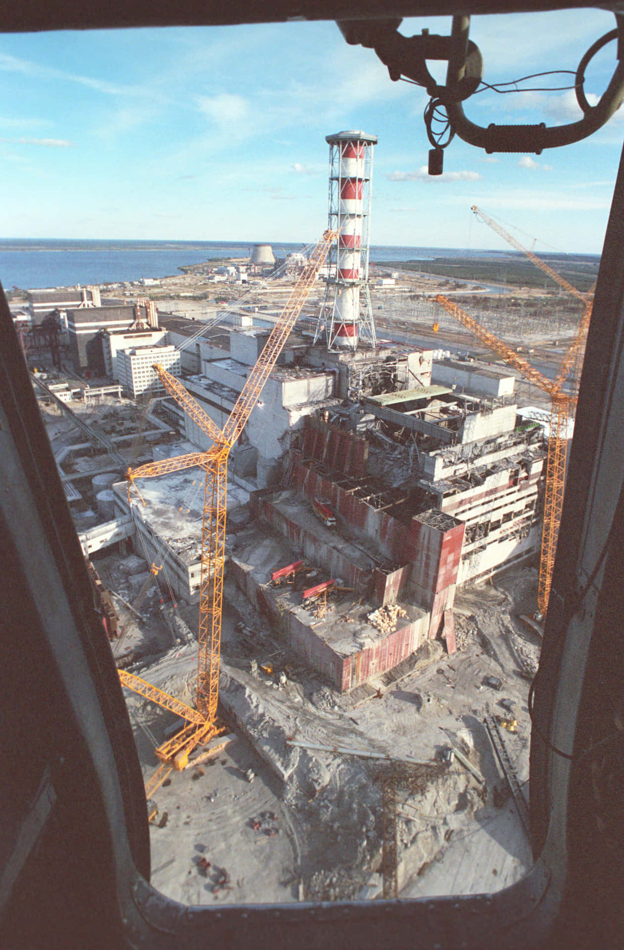 A View Of A Nuclear Power Plant