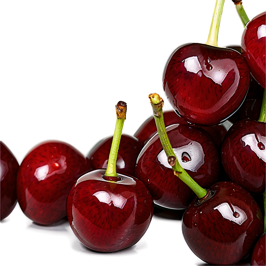 Cherries With Drops Png Dbt PNG