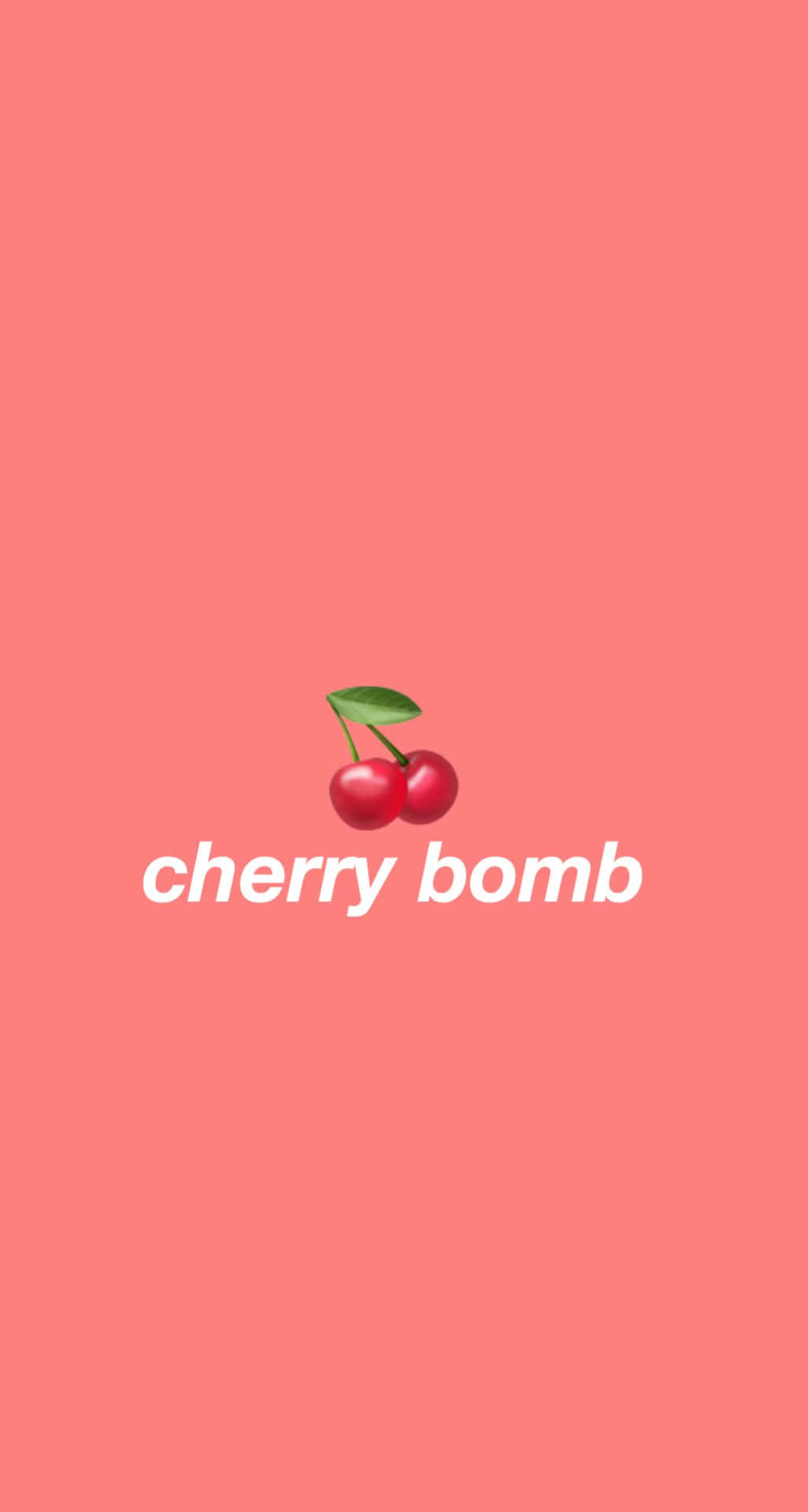 "Nature's Sweet Delight - Cherry Aesthetic" Wallpaper
