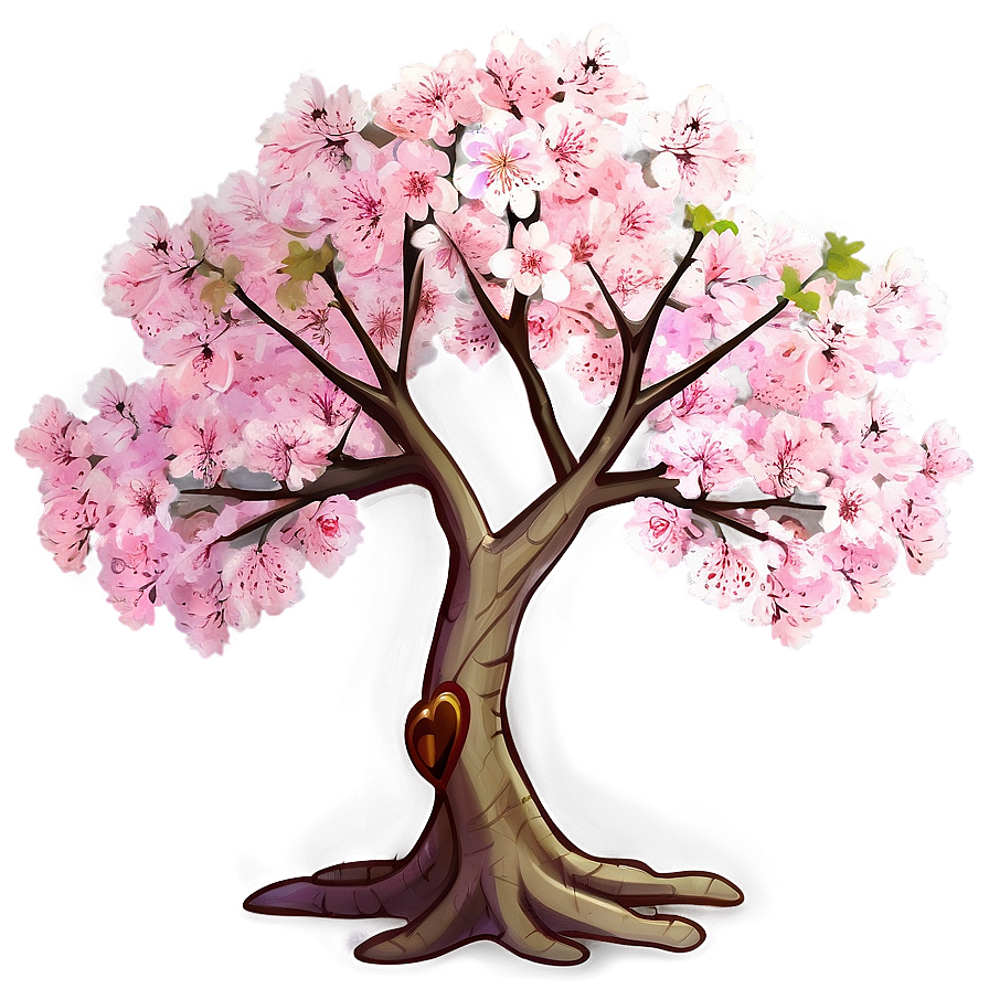 Download Cherry Blossom Anime Tree Png 05242024 | Wallpapers.com