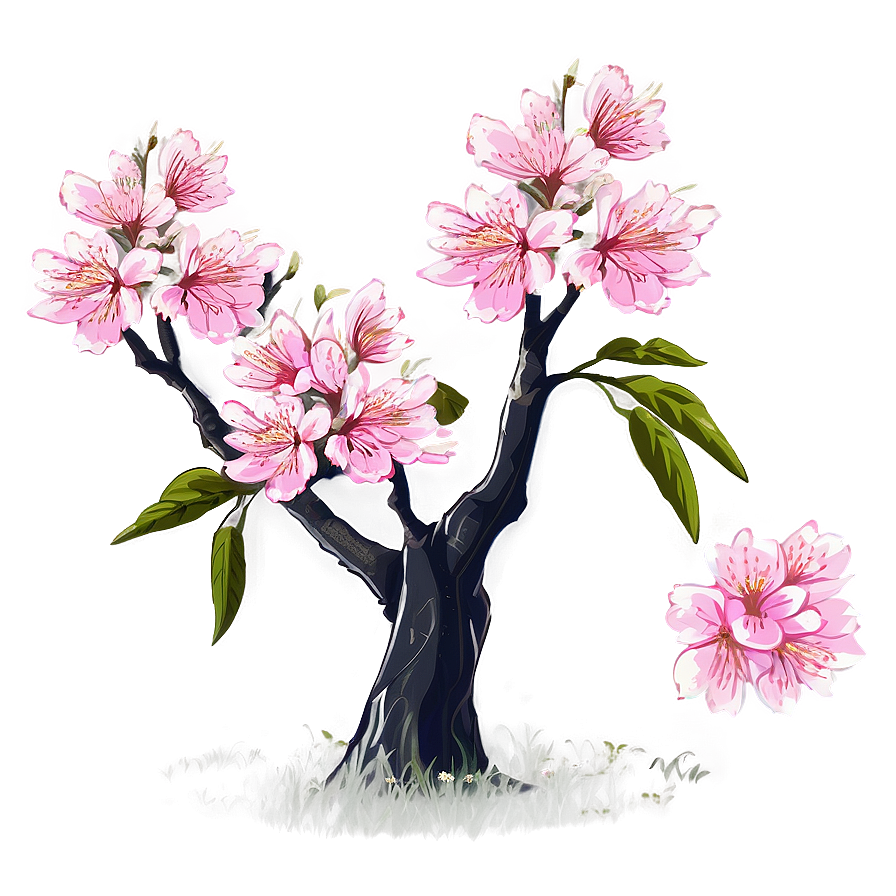 Cherry Blossom Anime Tree Png 71 PNG