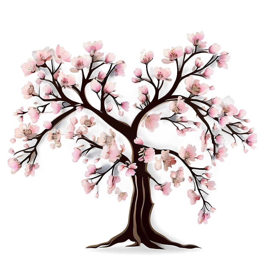 Cherry Blossom Fairy Tale Scene Png Pln29 PNG