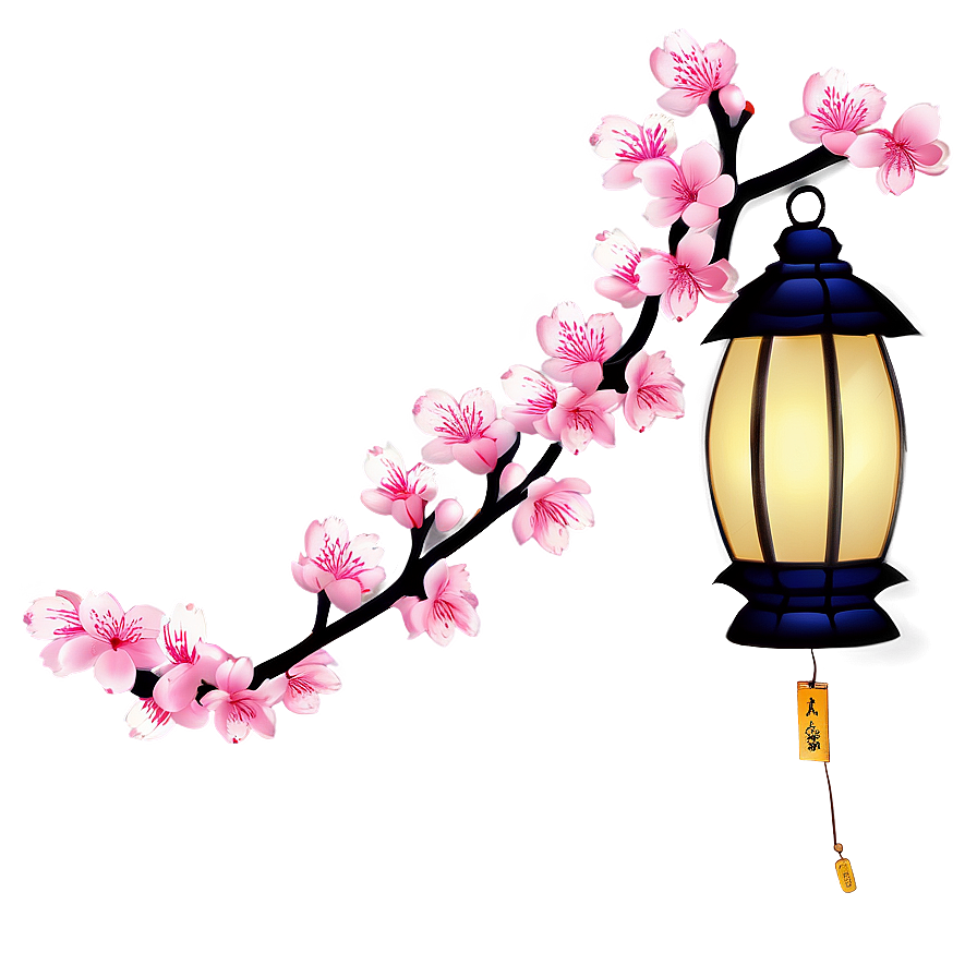 Cherry Blossom Festival Lanterns Png 54 PNG