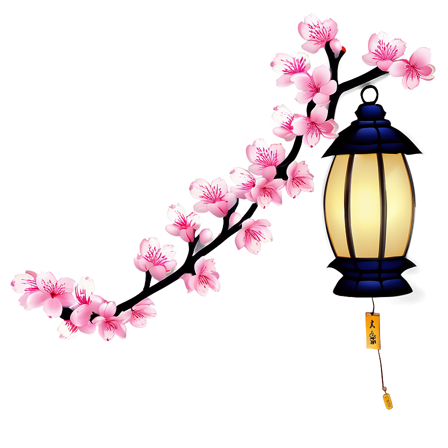 Download Cherry Blossom Festival Lanterns Png 54 | Wallpapers.com