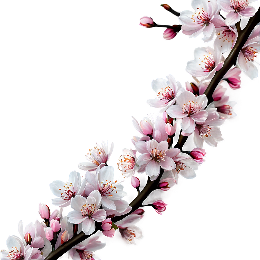 Cherry Blossom In Full Bloom Png Uib PNG