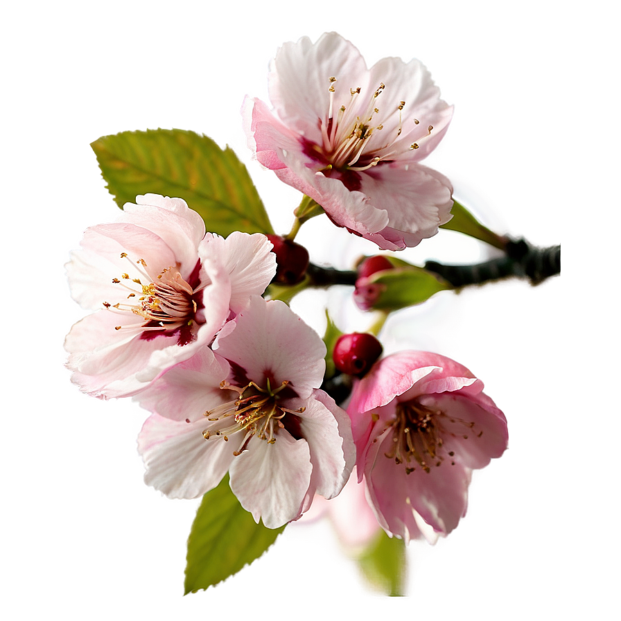 Cherry Blossom In Soft Focus Png Utr90 PNG