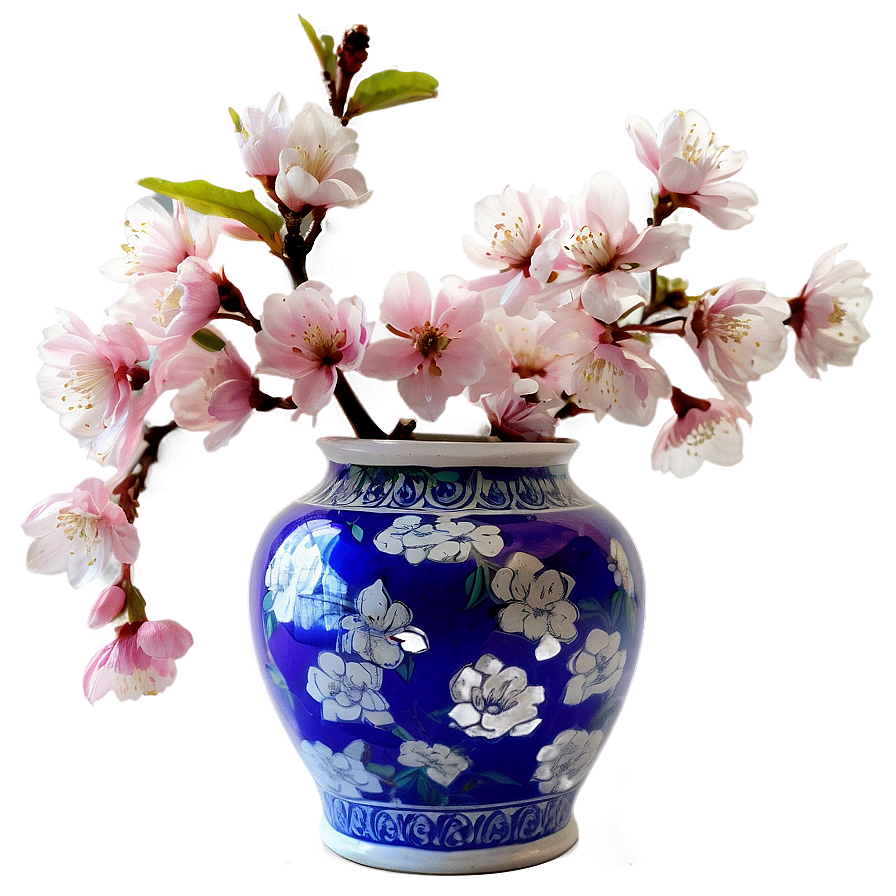 Cherry Blossom In Vase Png 57 PNG