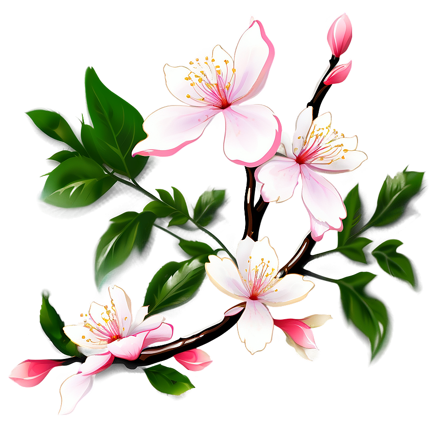 Download Cherry Blossom Neck Tattoo Images Png Xme | Wallpapers.com