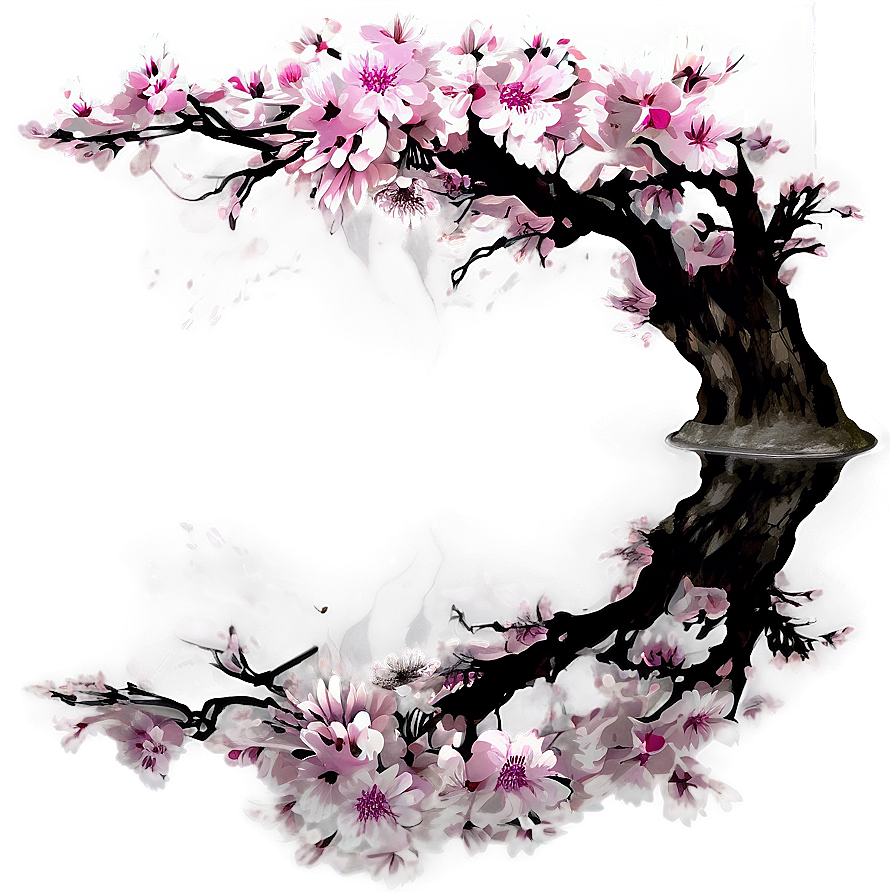 Cherry Blossom Reflection Png Cku PNG