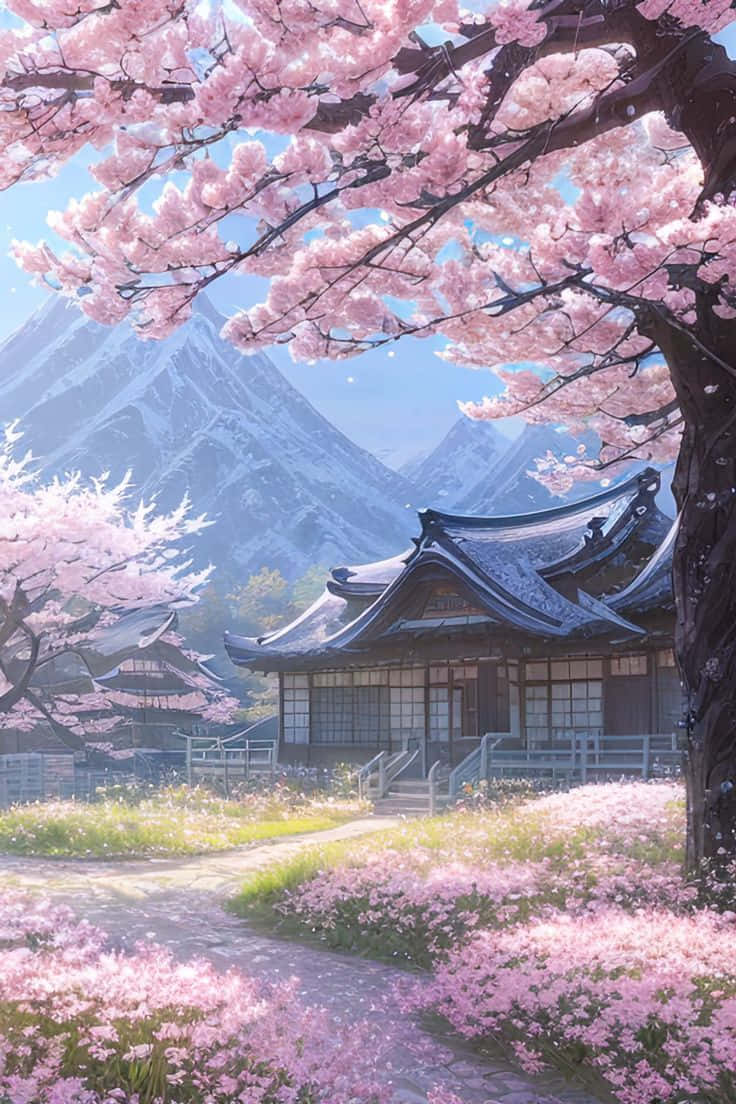 Cherry Blossom Sanctuary.jpg Wallpaper