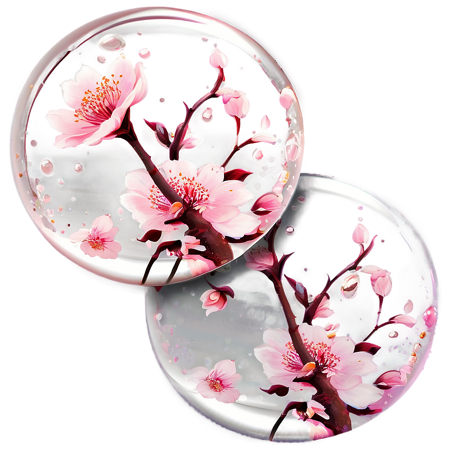 Cherry Blossom Soap Bubbles Png 56 PNG