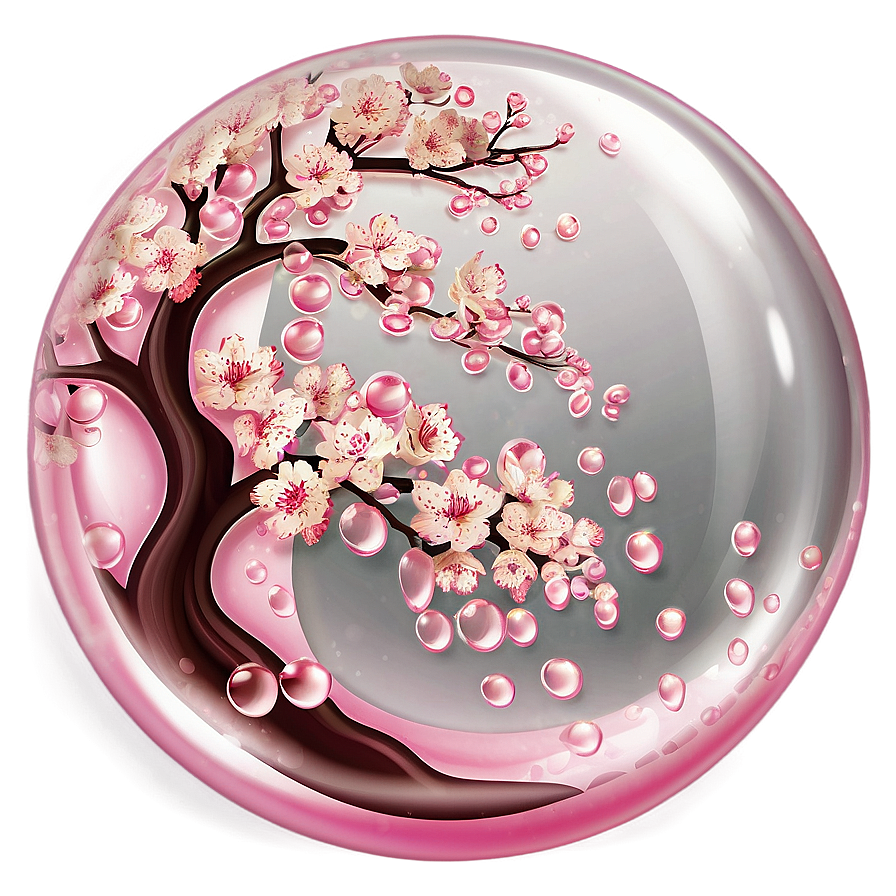 Cherry Blossom Soap Bubbles Png 93 PNG