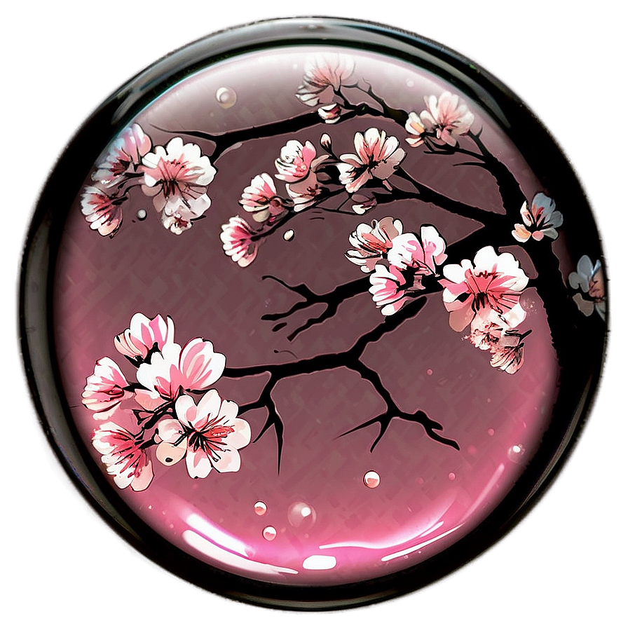 Cherry Blossom Soap Bubbles Png Tbe PNG