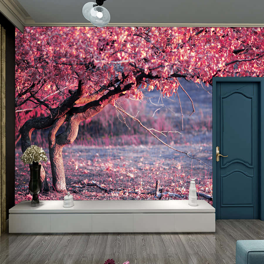 Cherry Blossom Tree Mural Wallpaper Wallpaper