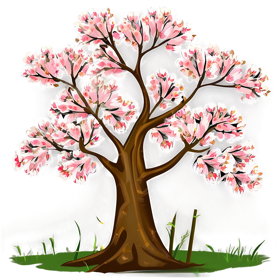 Cherry Blossom Tree Png 05242024 PNG