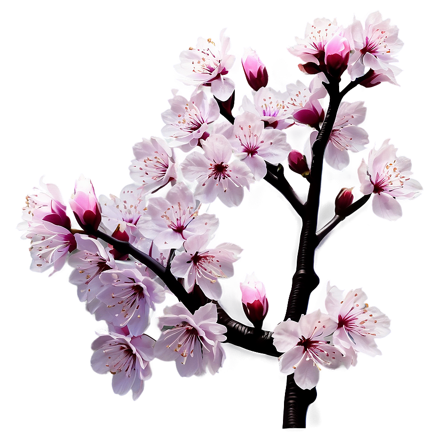 Cherry Blossom With Blue Sky Png 05032024 PNG