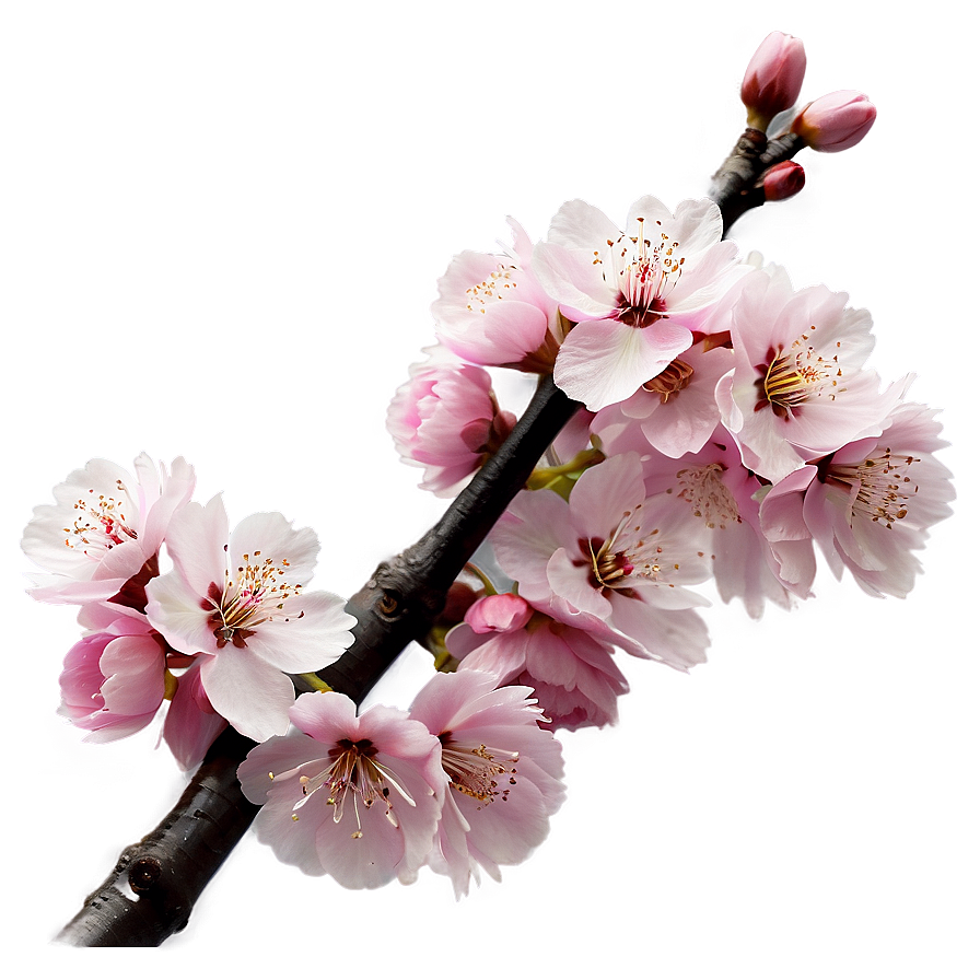 Cherry Blossom With Blue Sky Png Ida25 PNG