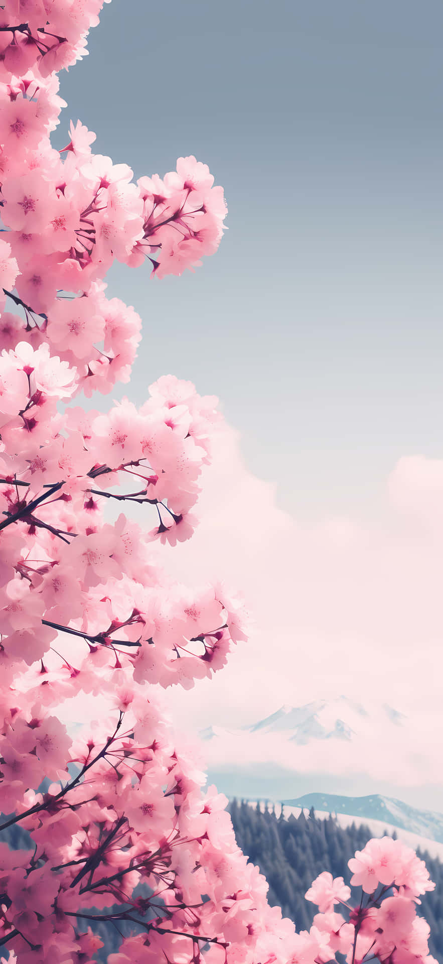 Cherry Blossomi Phone Wallpaper Wallpaper
