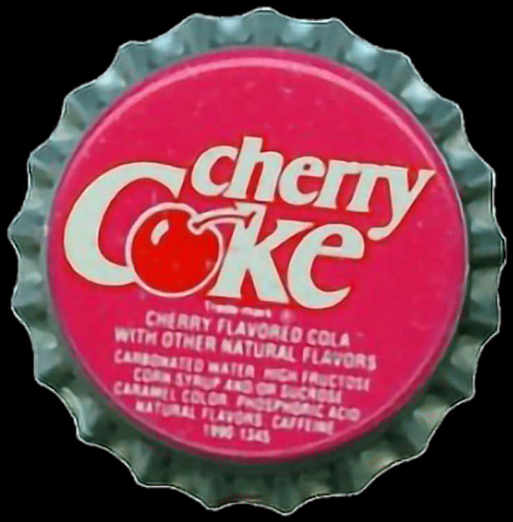 Cherry Coke Bottle Cap PNG