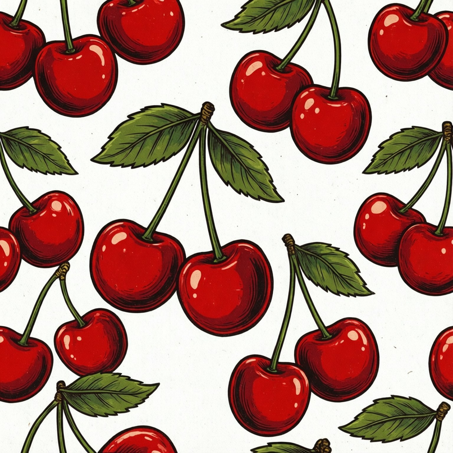 Cherry Pattern Achtergronden