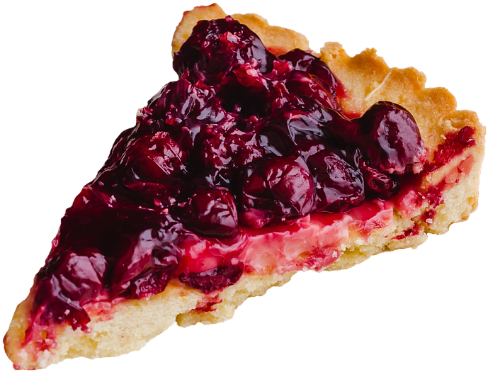 Cherry Pie Slice Transparent Background PNG