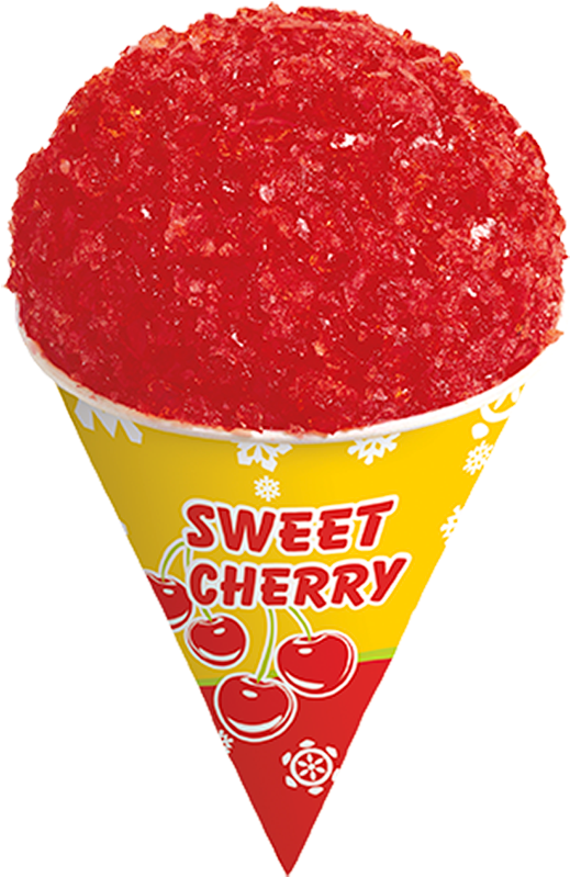 Cherry Snow Conein Cone Cup PNG