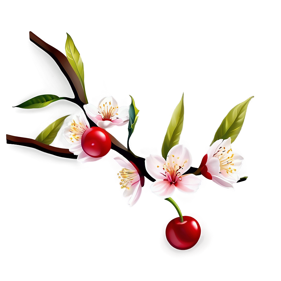 Cherry Tree Branch Png Pyb73 PNG