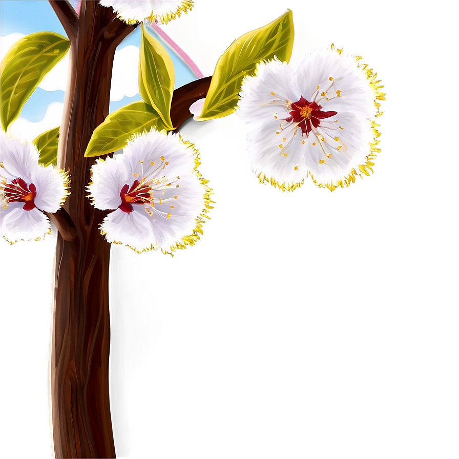 Cherry Tree Close-up Png Esv PNG