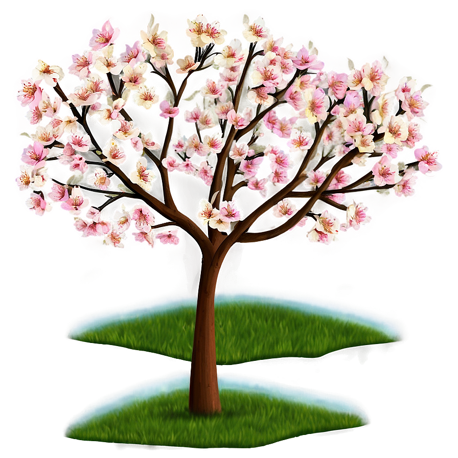 Cherry Tree In Field Png 39 PNG