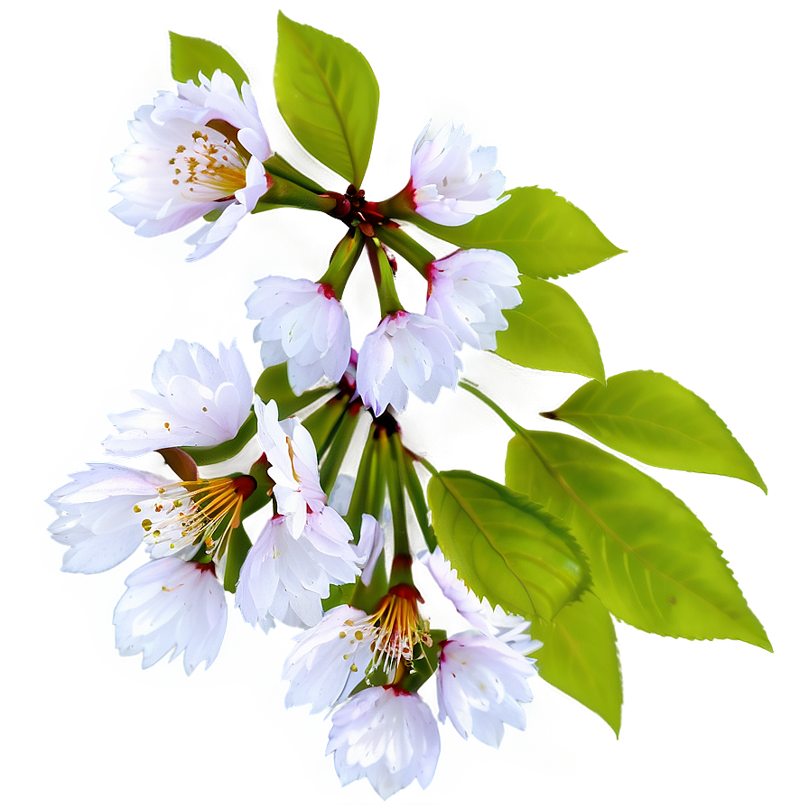 Cherry Tree With Flowers Png Hvb85 PNG
